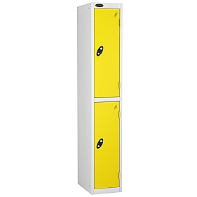 Equinox White Antibacterial Lockers - Hasp & Stapl