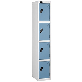 Equinox White Antibacterial Lockers - Hasp & Stapl