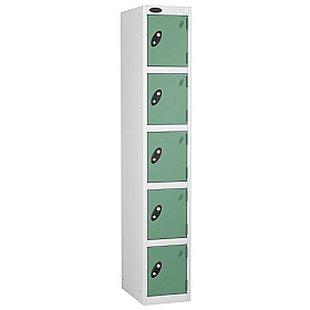 Equinox White Antibacterial Lockers - Hasp & Stapl