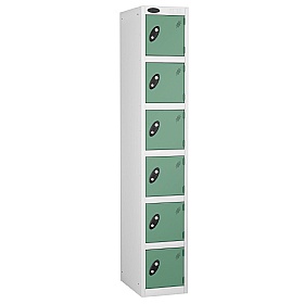 Equinox White Antibacterial Lockers - Hasp & Stapl