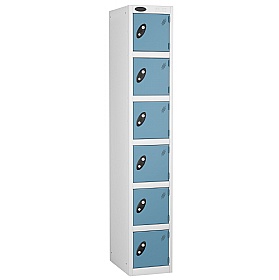 Equinox White Antibacterial Lockers - Hasp & Stapl