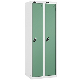 Equinox White Antibacterial Lockers - Hasp & Stapl