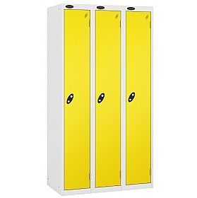 Equinox White Antibacterial Lockers - Hasp & Stapl