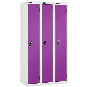 Equinox White Antibacterial Lockers - Hasp & Stapl