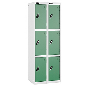 Equinox White Antibacterial Lockers - Hasp & Stapl