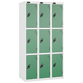 Equinox White Antibacterial Lockers - Hasp & Stapl