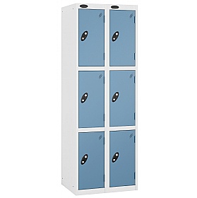 Equinox White Antibacterial Lockers - Hasp & Stapl