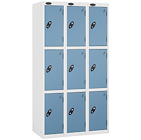 Equinox White Antibacterial Lockers - Hasp & Stapl