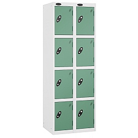 Equinox White Antibacterial Lockers - Hasp & Stapl