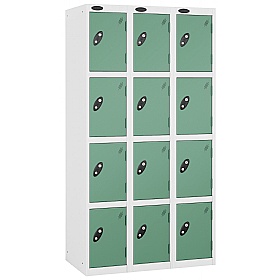 Equinox White Antibacterial Lockers - Hasp & Stapl