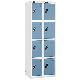 Equinox White Antibacterial Lockers - Hasp & Stapl