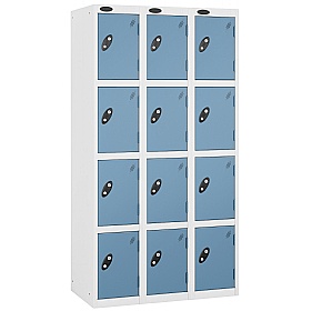 Equinox White Antibacterial Lockers - Hasp & Stapl