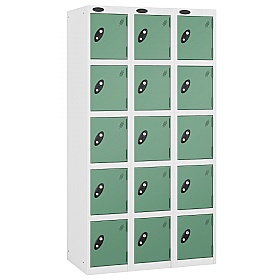 Equinox White Antibacterial Lockers - Hasp & Stapl