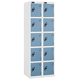 Equinox White Antibacterial Lockers - Hasp & Stapl