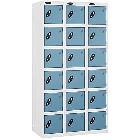 Equinox White Antibacterial Lockers - Hasp & Stapl