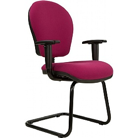 Ascot Medium Back Visitor Chairs - Office Furniture