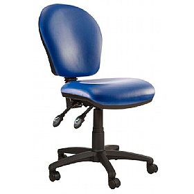 Ascot Medium Back Vinyl 2-Lever Operator Chairs