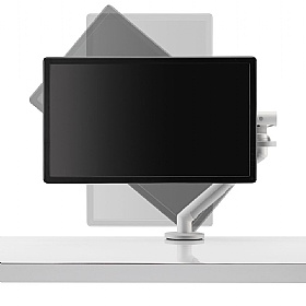 Flo Single Screen Dynamic Monitor Arm - Office Furniture