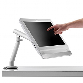 Flo Single Screen Dynamic Monitor Arm - Office Furniture
