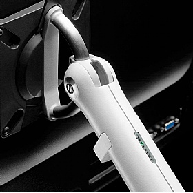 Flo Single Screen Dynamic Monitor Arm - Office Furniture