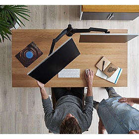 Lima Dual Screen Monitor Arm - Office Furniture