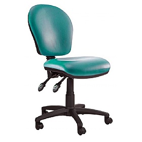 Ascot Medium Back Vinyl 3-Lever Operator Chairs