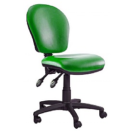 Ascot Medium Back Vinyl 3-Lever Operator Chairs