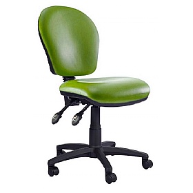 Ascot Medium Back Vinyl 3-Lever Operator Chairs