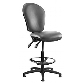 Ascot High Back Vinyl Draughtsman Chairs