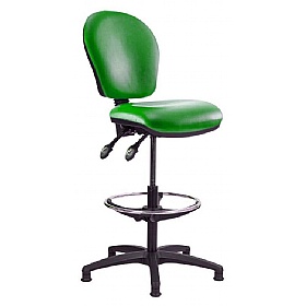 Ascot Medium Back Vinyl Draughtsman Chairs