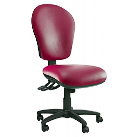 Ascot Heavy Duty Vinyl 3-Lever Task Chairs