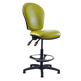 Ascot High Back Vinyl Draughtsman Chairs