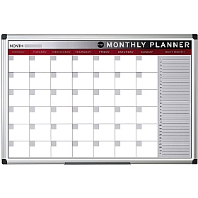 Bi Office Coloured Magnetic Month Planner