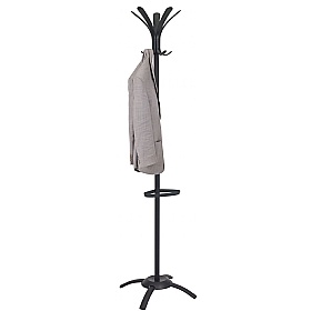 Cleo Black Office Coat Stand - Office Furniture