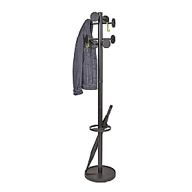 Stan Black Office Coat Stand - Office Furniture