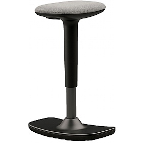 Empire Black Sit Stand Office Stool