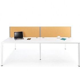 Solitaire Back to Back Bench Desk Partition Screens