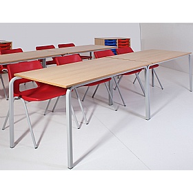 Academy Crush Bent Rectangular School Tables - Education