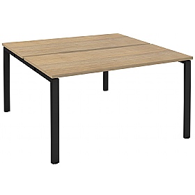 Axxiom 2 Person Rectangular Back to Back Bench Desks