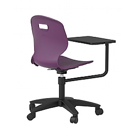 Titan Arc Swivel School Chair With Writing Tablet - Education