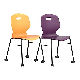 Titan Arc Mobile 4-Leg School Chairs