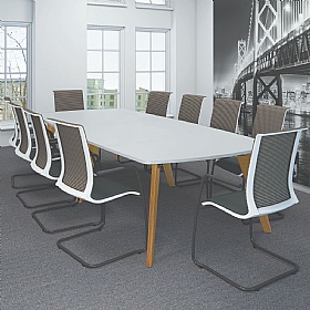 Tract Boat Shaped Breakout and Boardroom Tables