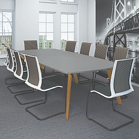 Tract Boat Shaped Breakout and Boardroom Tables