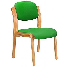 Windsor Wooden Frame Vinyl Stacking Office Chairs