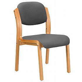 Windsor Wooden Frame Vinyl Stacking Office Chairs