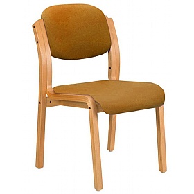Windsor Wooden Frame Vinyl Stacking Office Chairs