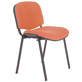 Ecton Black Frame Stacking Conference Chairs