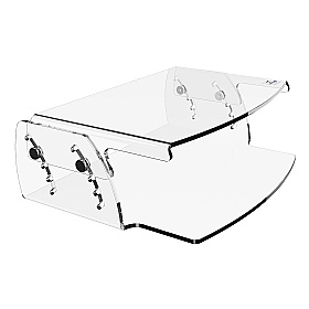 Addit 55 Clearspace Height Adjustable Ergonomic Monitor Riser - Office Furniture