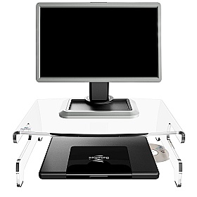 Addit 66 Clearspace Ergonomic Monitor Riser