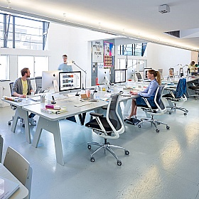 Addit 55 Clearspace Height Adjustable Ergonomic Monitor Riser - Office Furniture